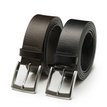 Lange heren jeansriem Shane XXL van 100% echt leer - duo pack – 4cm breed