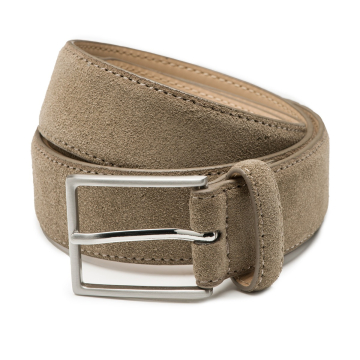 Suède heren riem Bobby - 3,5cm breed