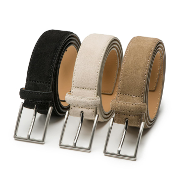 Suede heren riem Bobby - multipack – 3,5cm breed
