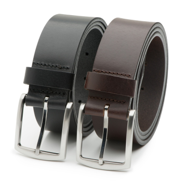 Heren riem Levi van 100% echt leer - duo-pack - 4 cm breed