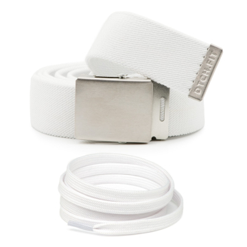 DTCH.FIT Elastische riem Nick - Verstelbare lengte - 4cm breed & Sneakerveters - Set