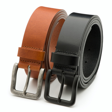 Extra lange jeans heren riem Jack XXL - duo pack - leer - 4cm breed