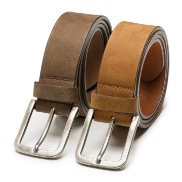 Leren heren riem Jaxx - duo pack - 4cm breed
