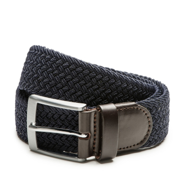 Lange elastische heren riem Quin XXL - 3,5cm breed