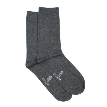 DTCH.FIT 2-pack Classic Socks Dark Gray - Size EU 41-46