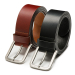 Heren riem Mason van 100% echt leer – 4cm breed – 2-pack