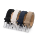 Suede heren riem Bobby - 4-pack – 3,5cm breed